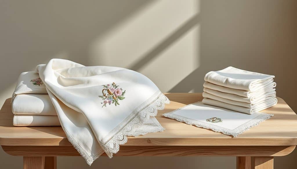 Linge ancien et monogrammes : ce qui se revend